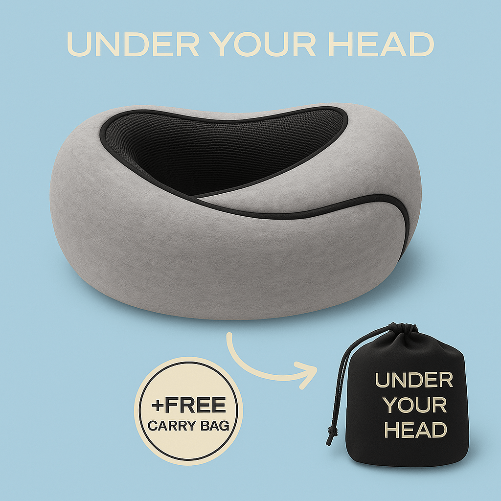 Travel Neck Pillow Memory Foam U-Shaped Pillow Snail Style Travel Neck Support Portable Adjustable Soft Noon Break Sleep Pillows