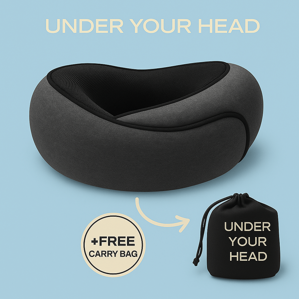 Travel Neck Pillow Memory Foam U-Shaped Pillow Snail Style Travel Neck Support Portable Adjustable Soft Noon Break Sleep Pillows