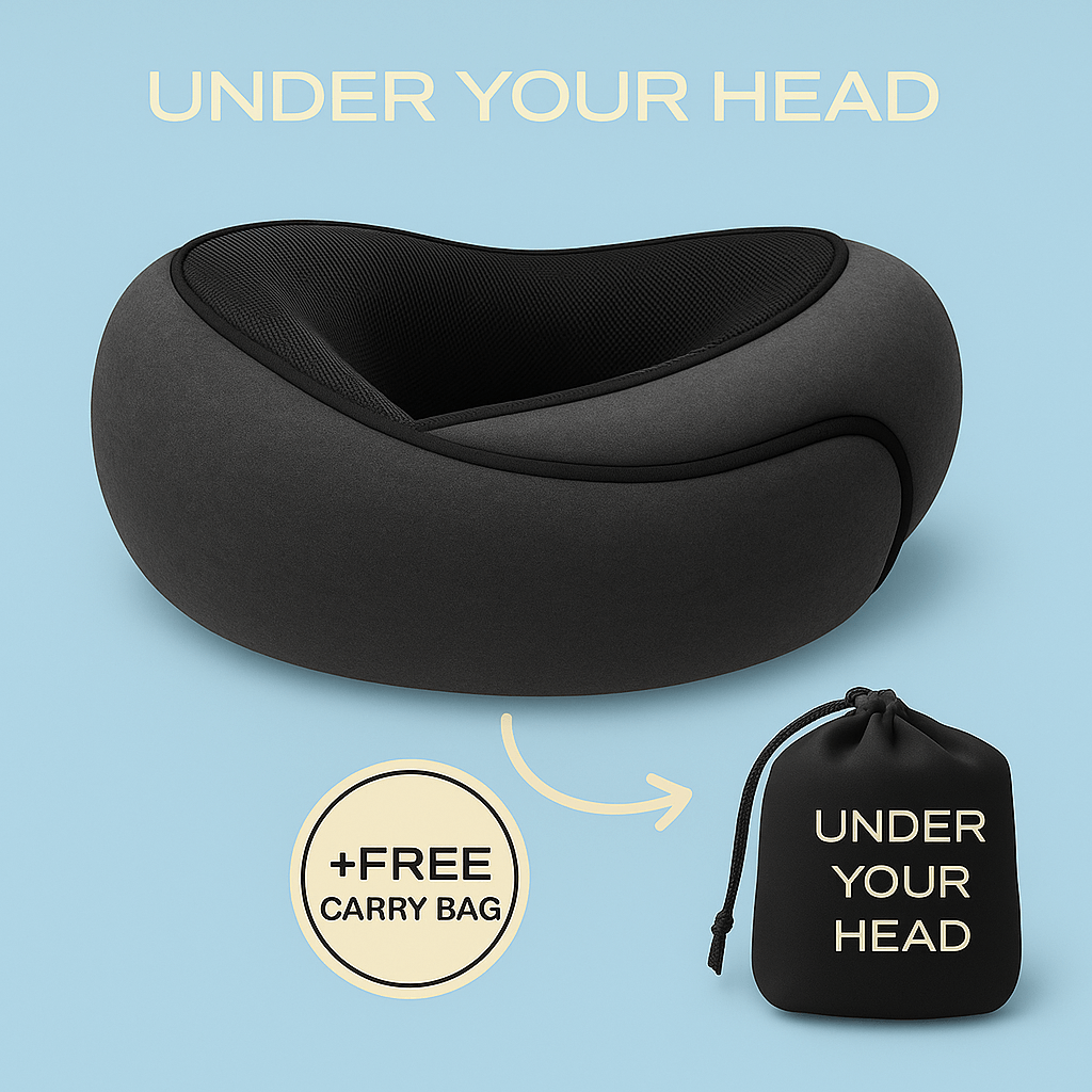 Travel Neck Pillow Memory Foam U-Shaped Pillow Snail Style Travel Neck Support Portable Adjustable Soft Noon Break Sleep Pillows