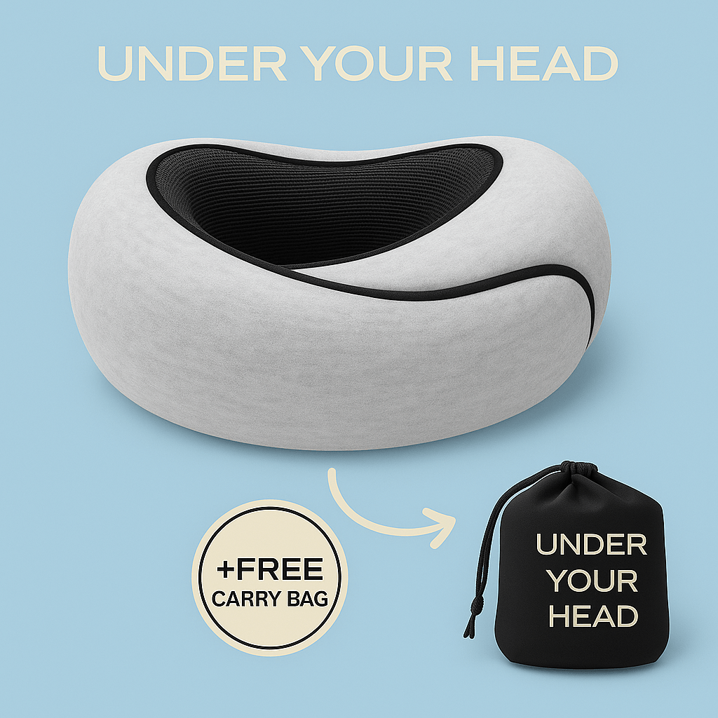 Travel Neck Pillow Memory Foam U-Shaped Pillow Snail Style Travel Neck Support Portable Adjustable Soft Noon Break Sleep Pillows